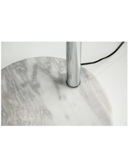 Stojací lampa Big Bow výsuvná bílém lenu