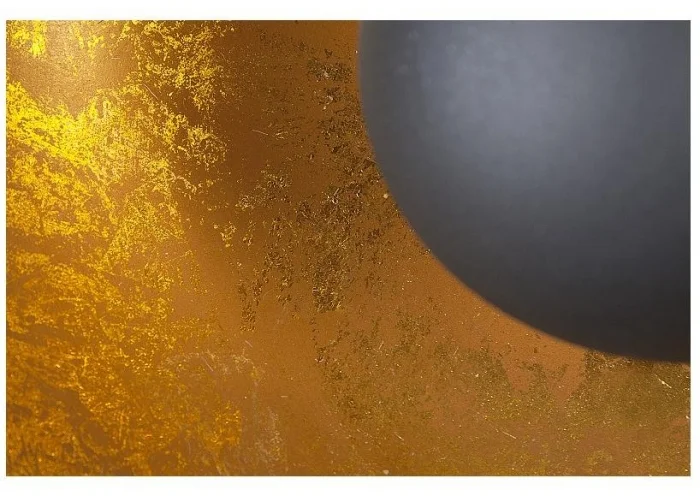 Stojací lampa Big Studio černé zlato 160cm