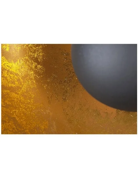 Stojací lampa Big Studio černé zlato 160cm