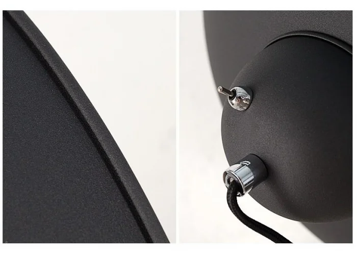 Stojací lampa Big Studio černá stříbrná 160cm