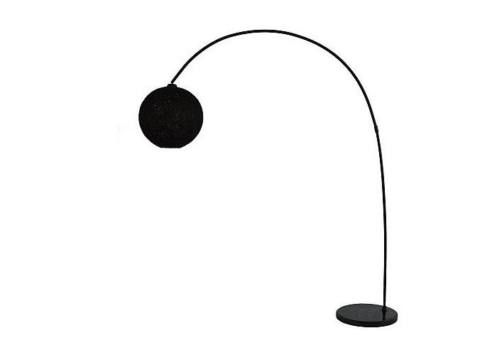 Stojací lampa Cocooning černá 185cm