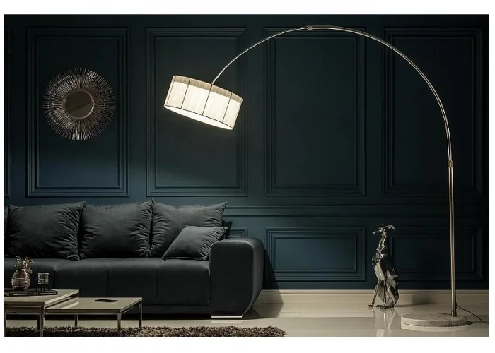 Stojací lampa Extenso bílá