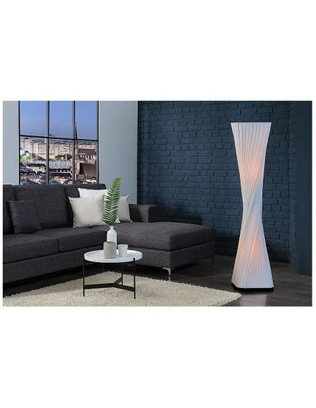 Stojací lampa Harmony bílá 120cm