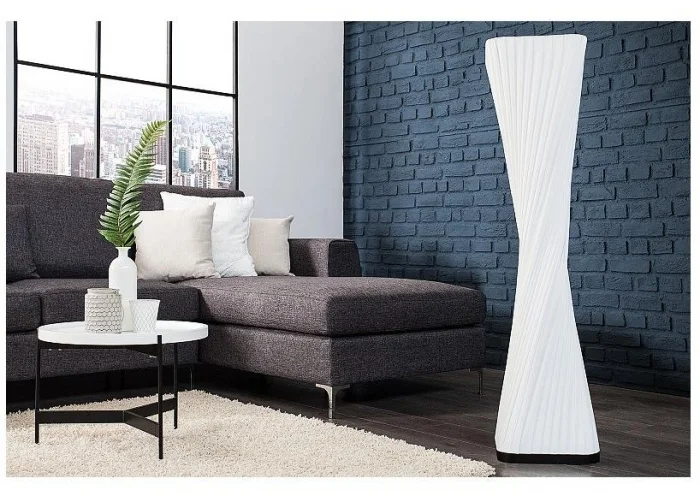 Stojací lampa Harmony bílá 120cm