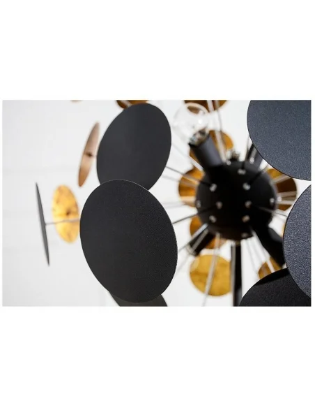 Stojací lampa Infinity Home černé zlato 170cm