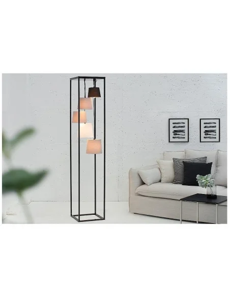 Stojací lampy 180cm černá šedá