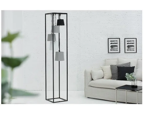 Stojací lampy 180cm černá šedá 2