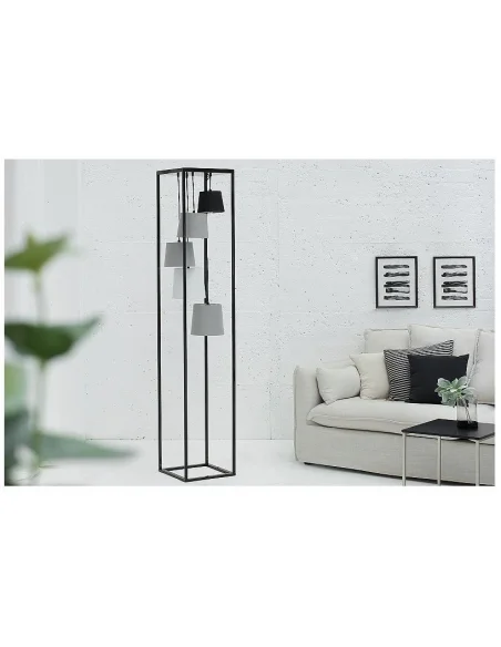 Stojací lampy 180cm černá šedá