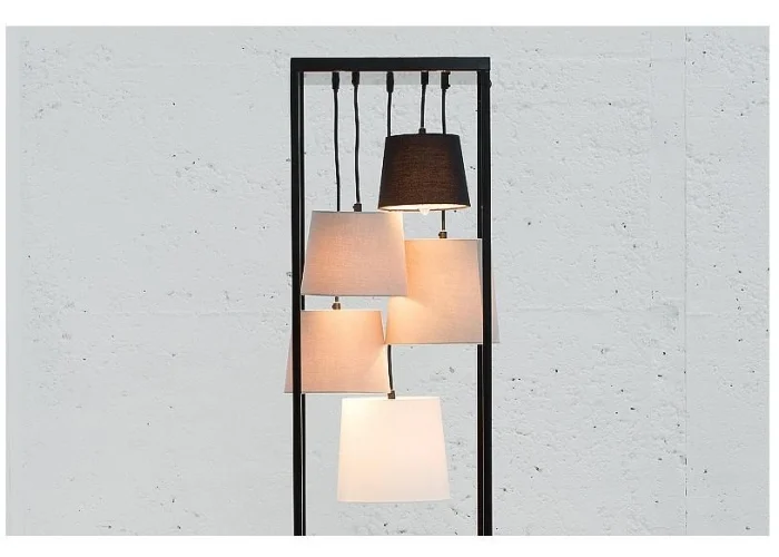 Stojací lampy 180cm černá šedá