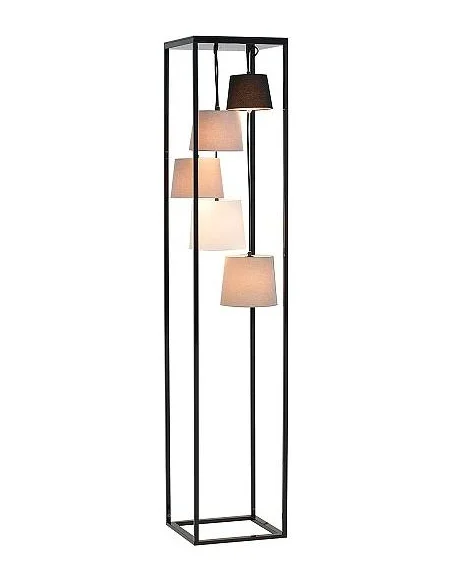 Stojací lampy 180cm černá šedá