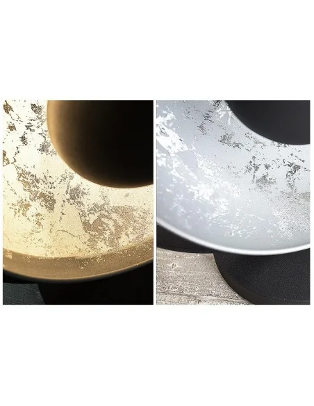 Stolní lampa studio černá stříbrná 40cm