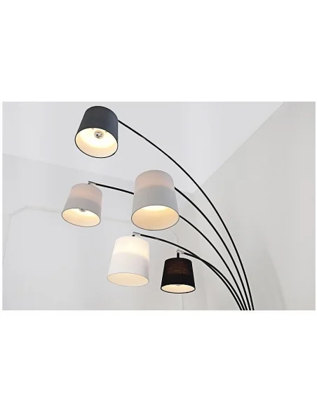 Stojací lampy černá šedá bílá 210cm