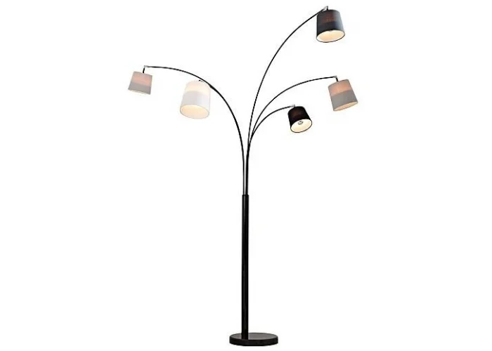 Stojací lampy černá šedá bílá 210cm