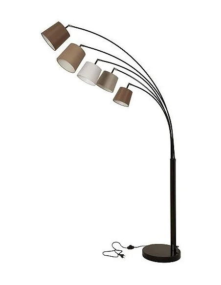 Stojací lampy bílá béžová hnědá 220cm