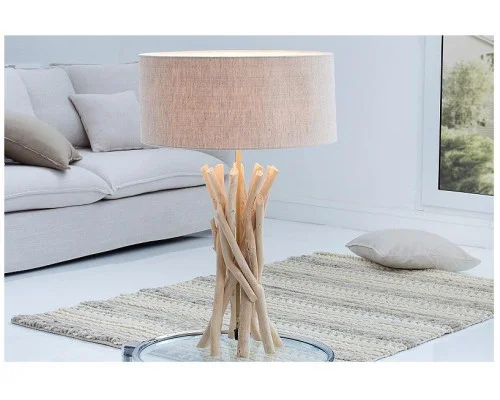 Stolní lapa z přírodního naplaveného dřeva