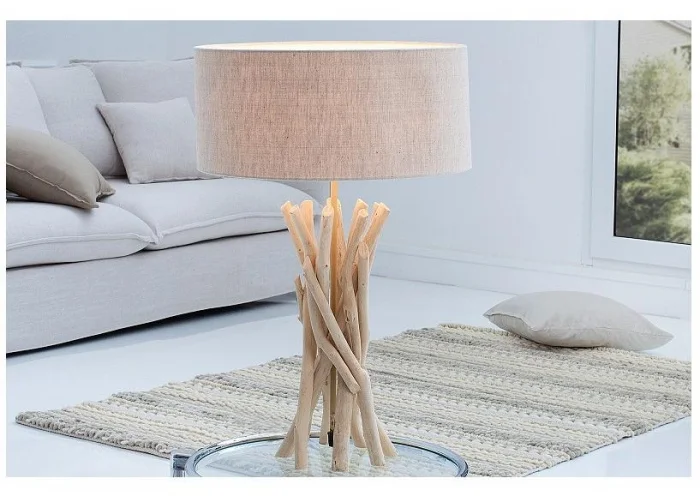 Stolní lapa z přírodního naplaveného dřeva