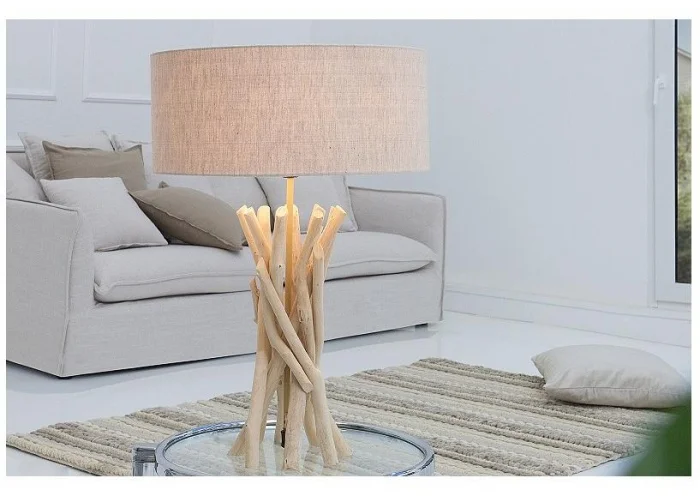 Stolní lapa z přírodního naplaveného dřeva