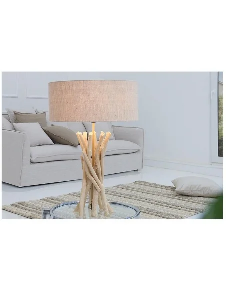 Stolní lapa z přírodního naplaveného dřeva