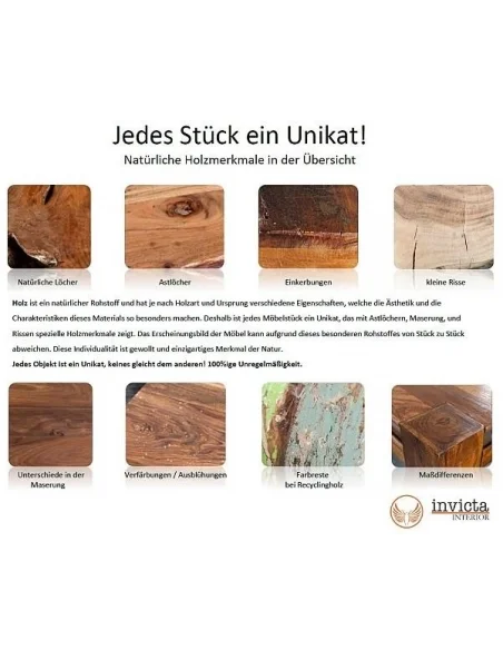 Stolní lapa z přírodního naplaveného dřeva