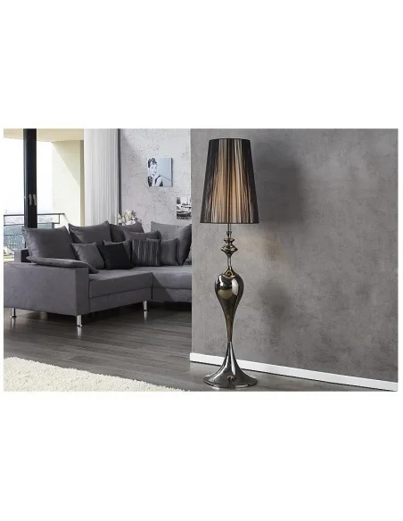 Stojací lampa Lucie černá 160cm