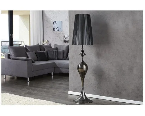 Stojací lampa Lucie černá 160cm 2