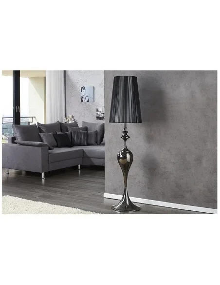 Stojací lampa Lucie černá 160cm