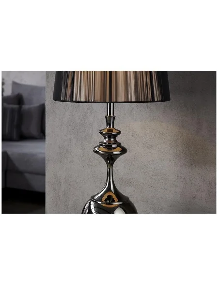 Stojací lampa Lucie černá 160cm