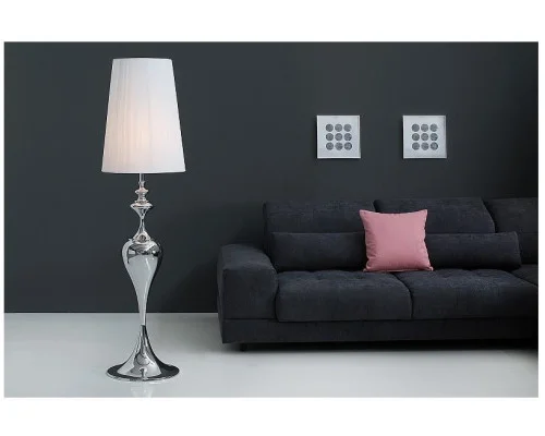 Stojací lampa Lucie bílá 160cm 2