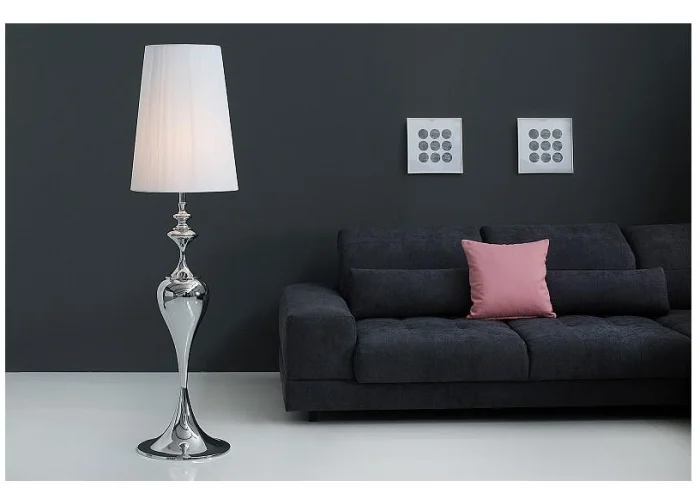 Stojací lampa Lucie bílá 160cm