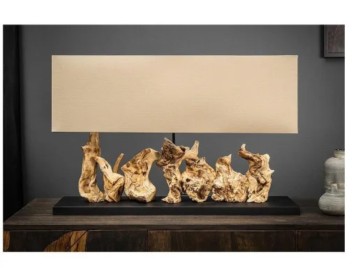 Stolní lampa z naplaveného dřeva čistý unikát 80cm