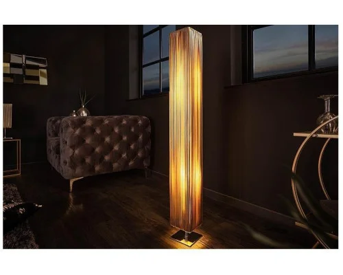 Stojací lampa Paříž zlatá 120cm