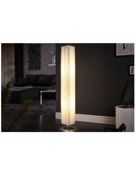 Stojací lampa Paříž bílá 120cm