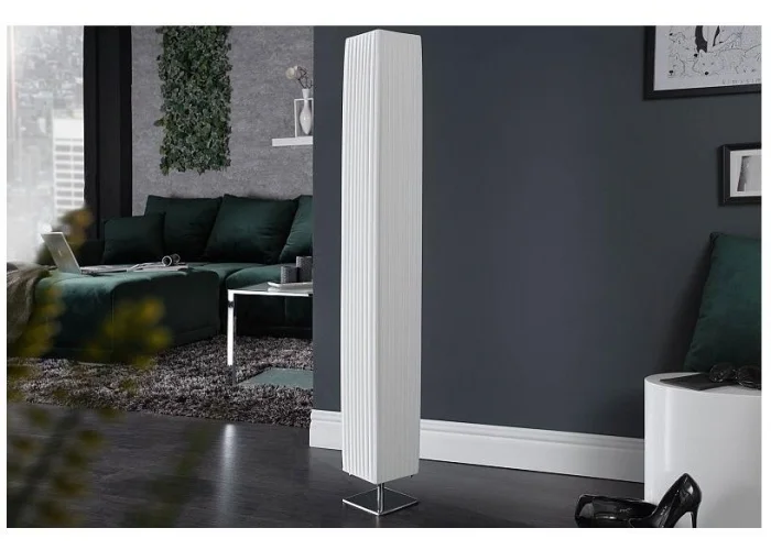 Stojací lampa Paříž bílá 120cm