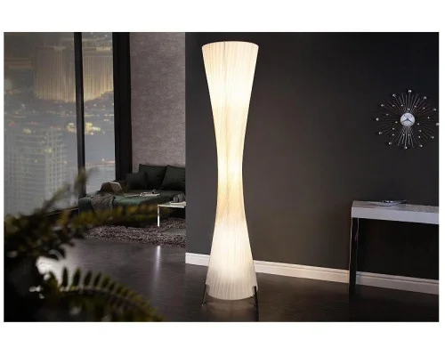 Stojací lampa Paříž bílá 160cm