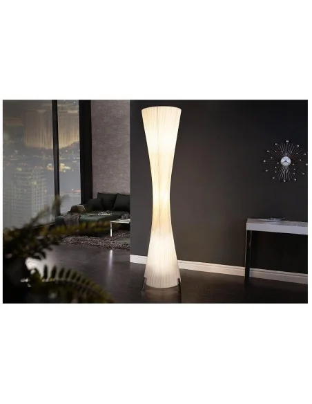 Stojací lampa Paříž bílá 160cm