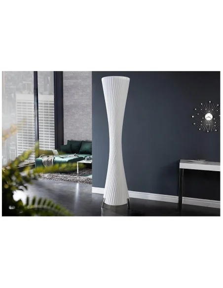 Stojací lampa Paříž bílá 160cm
