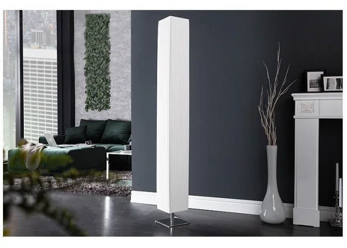 Stojací lampa Paříž bílá 160cm