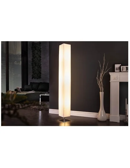 Stojací lampa Paříž bílá 160cm