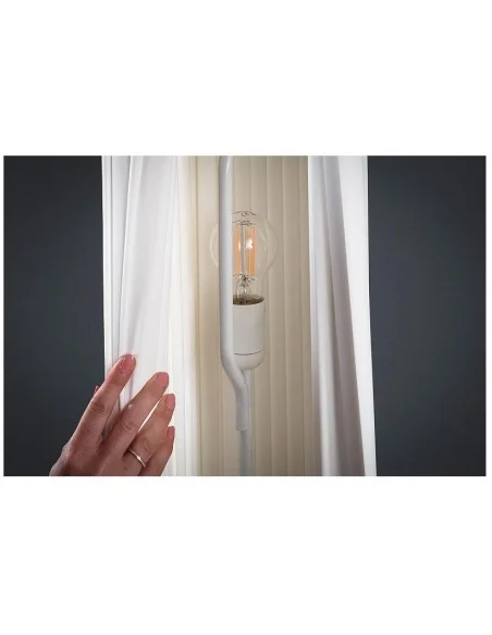 Stojací lampa Paříž bílá 160cm