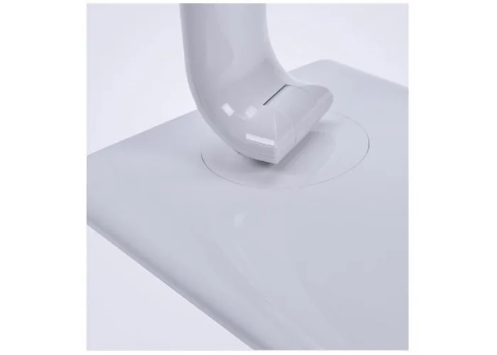 Solight LED stolní lampička stmívatelná, 12W, volba teploty světla, USB, bílý lesk