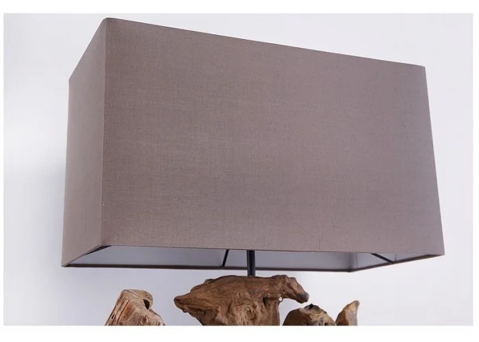 Stolní lampa v naplaveném dřevě Aragon