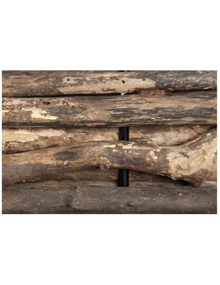 Stolní lampa z přírodního dřeva Perifere hnědá