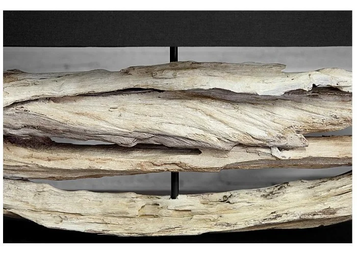 Stolní lampa v přírodního dřeva Riverine černá