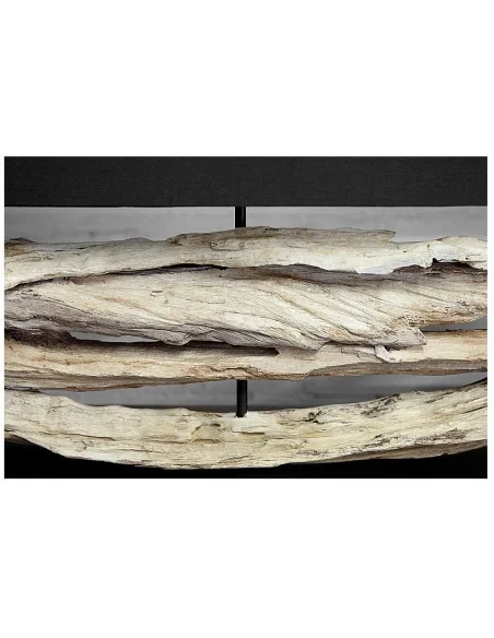 Stolní lampa v přírodního dřeva Riverine černá