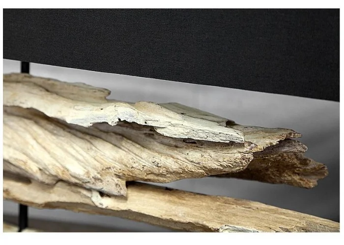 Stolní lampa v přírodního dřeva Riverine černá