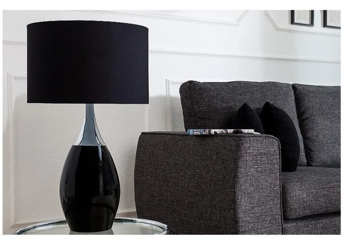 Stolní lampa Carla černá 60cm