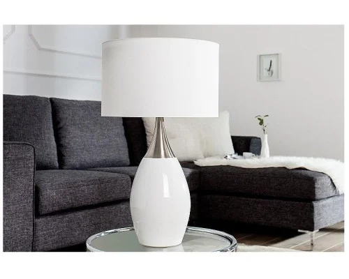 Stolní lampa Carla bílá 60cm