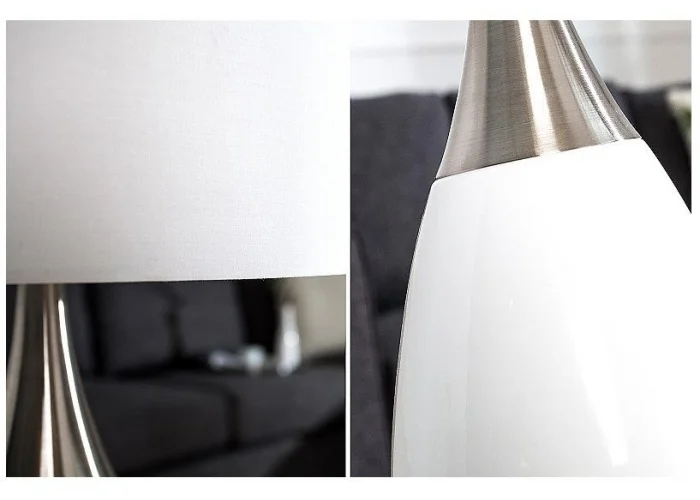 Stolní lampa Carla bílá 60cm