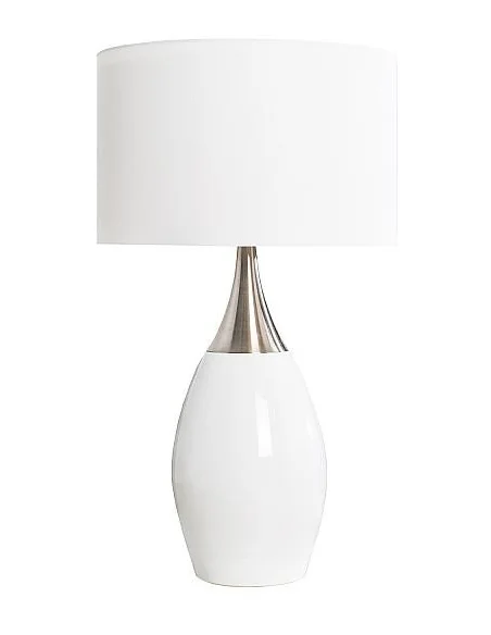 Stolní lampa Carla bílá 60cm