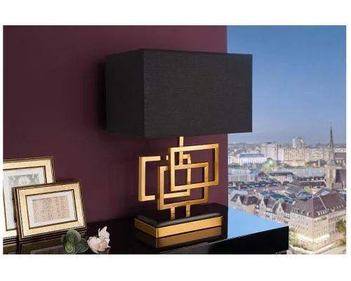 Stolní lampa Leonor zlatá 56cm 2